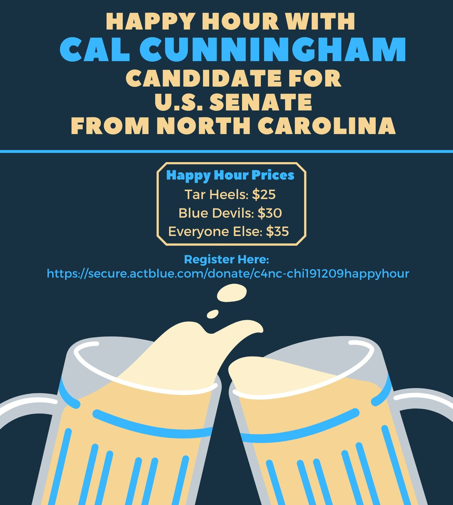 Happy Hour with Cal Cunningham